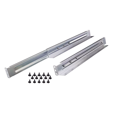 Kit de Rieles Para Racks de 4 Postes, Para UPS de 1 a 3 UR, Profundidad Ajustable, Soporte de Peso de 104.78 Kg