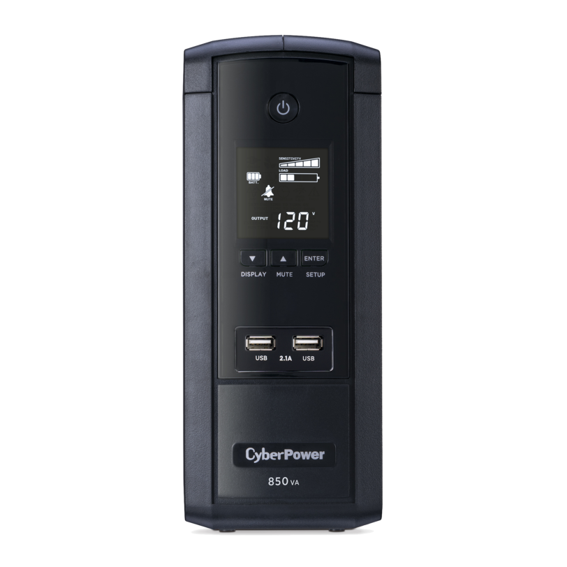 UPS de 850 VA/510 W, Topologí­a Línea Interactiva, Entrada 120 Vca NEMA 5-15P, Tipo Torre, Con 10 Tomas NEMA 5-15R, 5 años de garantía