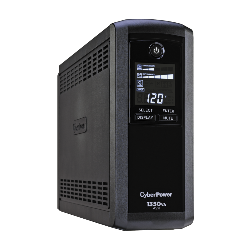 UPS de 1350 VA/815 W, Topologí­a Lí­nea Interactiva, Entrada 120 Vca NEMA 5-15P, Tipo Mini Torre, Con 10 Tomas NEMA 5-15R