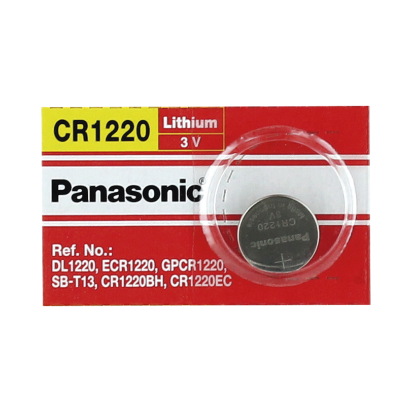 Batería de Litio tipo Moneda 3V / CR1220 / 35mAh / Recomendado para DVR´s epcom y HIKVISION