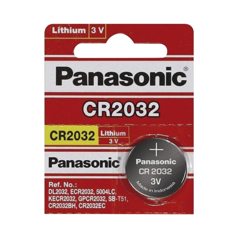 Bateria de litio CR2032 de 3 V @ 225 mAh
