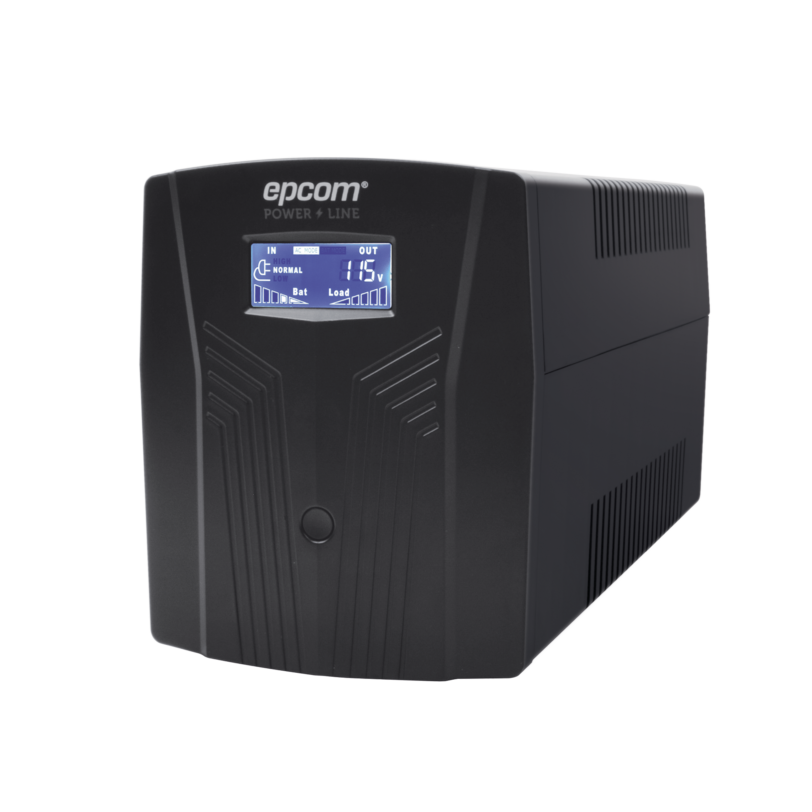 UPS de 1200VA/720W / Topología Línea Interactiva / Entrada y Salida 120 Vca / Regulador de Voltaje AVR 80-150 Vca / Clavija NEMA 5-15P / 6 Tomas NEMA 5-15R