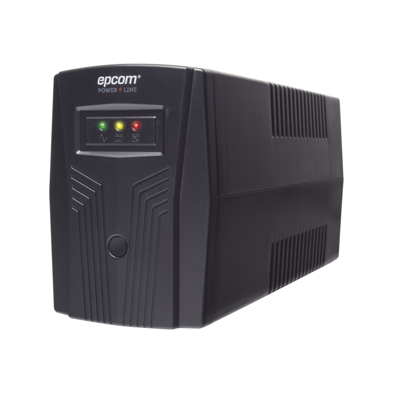 UPS de 850VA/510W / Topología Línea Interactiva / Entrada y Salida 120 Vca / Regulador de Voltaje AVR 80-150 Vca / Clavija NEMA 5-15P / 4 Tomas NEMA 5-15R