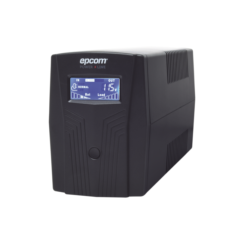 UPS de 850VA/510W / Topología Línea Interactiva / Entrada y Salida 120 Vca / Regulador de Voltaje AVR 80-150 Vca / Clavija NEMA 5-15P / 6 Tomas NEMA 5-15R