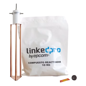 Electrodo para Corriente Máxima de 30 Amp. con Compuesto Mejorador de Terreno