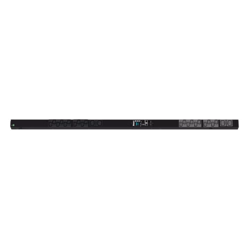 PDU Monitoreable (MI) para Distribución de Energía, Enchufe de Entrada NEMA L6-20P, Con 20 Salidas C13 y 4 C19, de Instalación Vertical, 120 o 220 Vca, 20 Amp