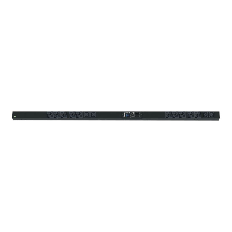 PDU Monitoreable (MI) para Distribución de Energía, Enchufe de Entrada NEMA L6-20P, Con 20 Salidas C13 y 4 C19, de Instalación Vertical, 120 o 220 Vca, 20 Amp
