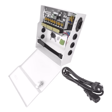 Fuente de Poder 12 Vcc 10 A / 9 Salidas / compatible con baterí­a de respaldo / Voltaje de entrada : 96-264 Vca