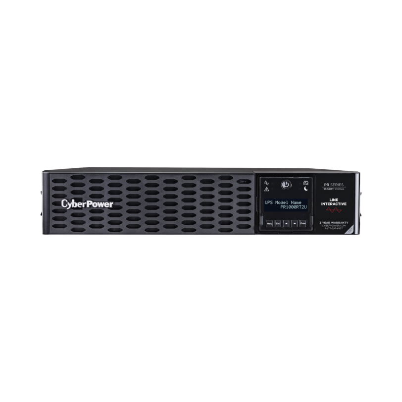 UPS de 1000 VA /1000 W, Topología Lénea Interactiva, Entrada 120 Vca NEMA 5-15P, Onda Senoidal Pura, Torre o Rack 2 UR, Con 8 Tomas NEMA 5-15R
