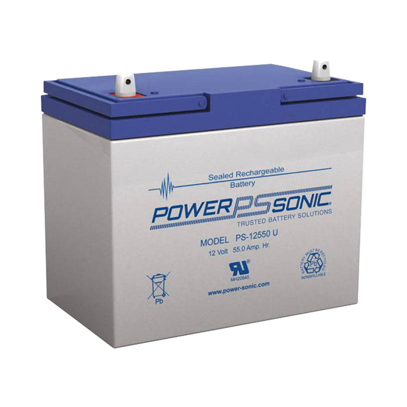 Batería de Respaldo UL de 12V 55AH, Ideal para Sistemas de Detección de Incendio, Control de Acceso, Intrusión y Videovigilancia