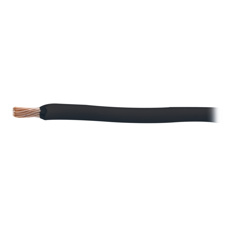 Cable de Cobre Recubierto THW-LS Calibre 12 AWG 19 Hilos Color negro (100 metros)