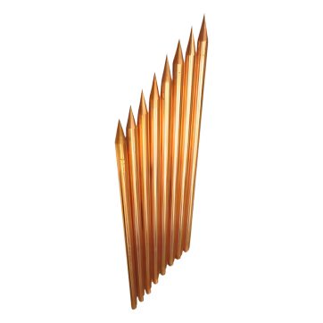 Varilla de Acero con Recubrimiento de Cobre Diámetro 5/8″ de 1 m de Largo