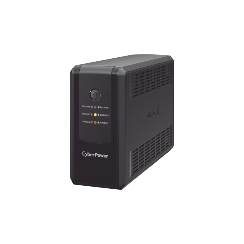 UPS de 750 VA/375 W, Topología Línea Interactiva, Entrada 120 Vca NEMA 5-15P, y 8 Salidas NEMA 5-15R, Puerto USB, Con Regulador de Voltaje (AVR)