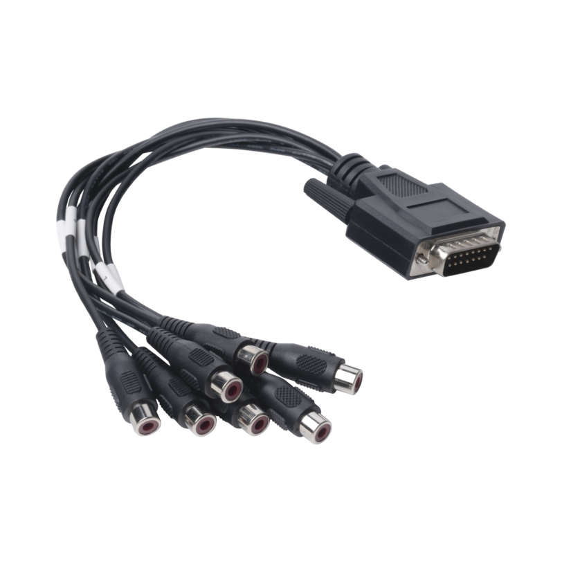 Adaptador de 7 entradas de Audio para DVRÂ´s epcom y HIKVISION