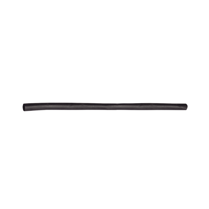 Tubo Termoencogible (Termofit) Negro de 1.2 m, 1/16" de Diámetro, Reduce de 2:1, Poliolefina.