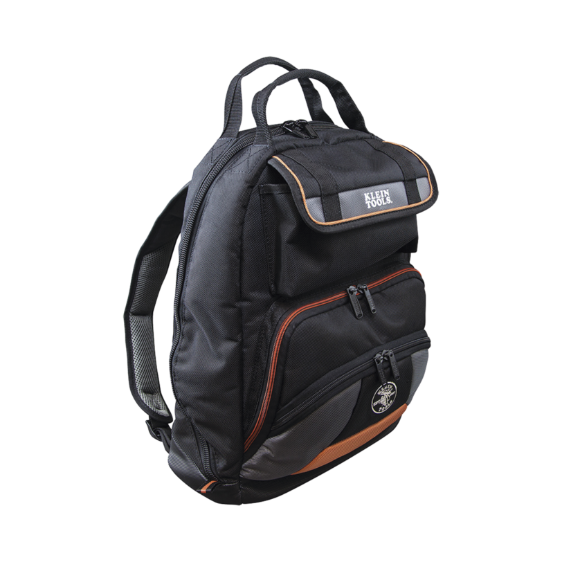 Mochila para Herramientas Tradesman Pro? de 44.5 cm en Color Negro con 35 Bolsillos.