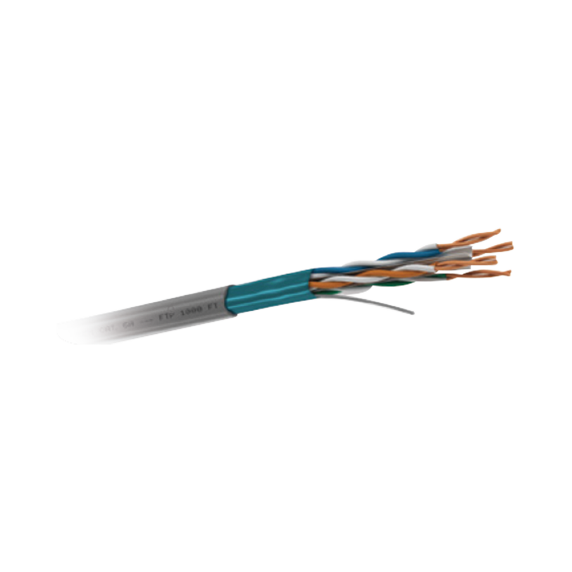 CABLE BLINDADO P/NTERIOR  CAT. 6A  4 PARES CAL. 23 AWG.  CMR
