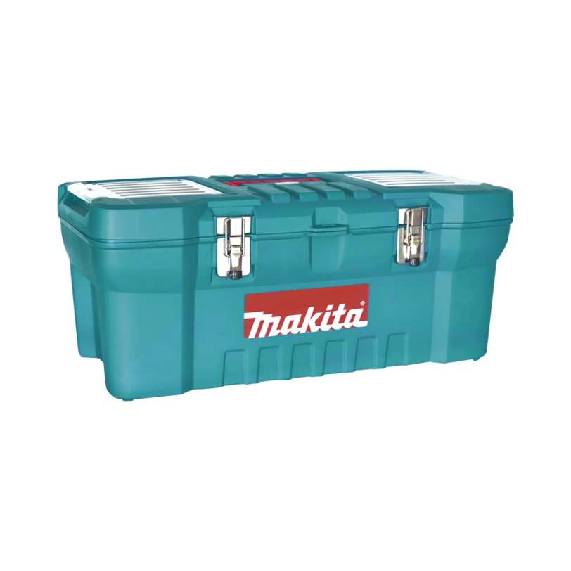 Caja de herramientas de 24" con doble cerradura de metal