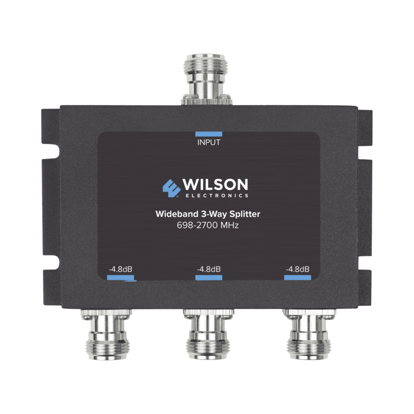 Divisor de 3 salidas, 50 Ohm, 700-2700MHz conector N-Hembra