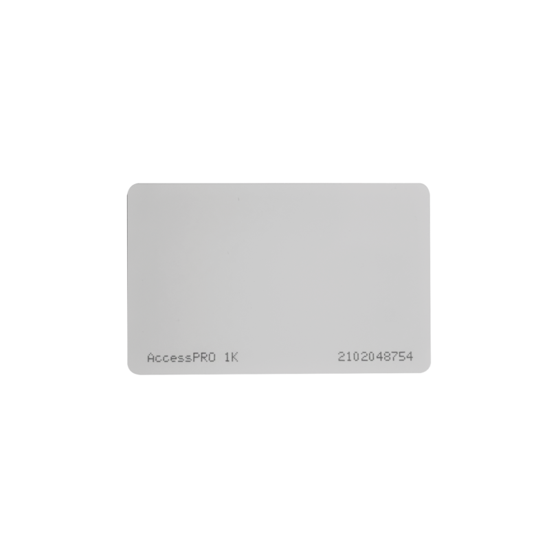 Tarjeta MIFARE Classic / Tipo ISO Card / Memoria 1Kb / Imprimible / Frecuencia 13.56 Mhz/ Formato CR80