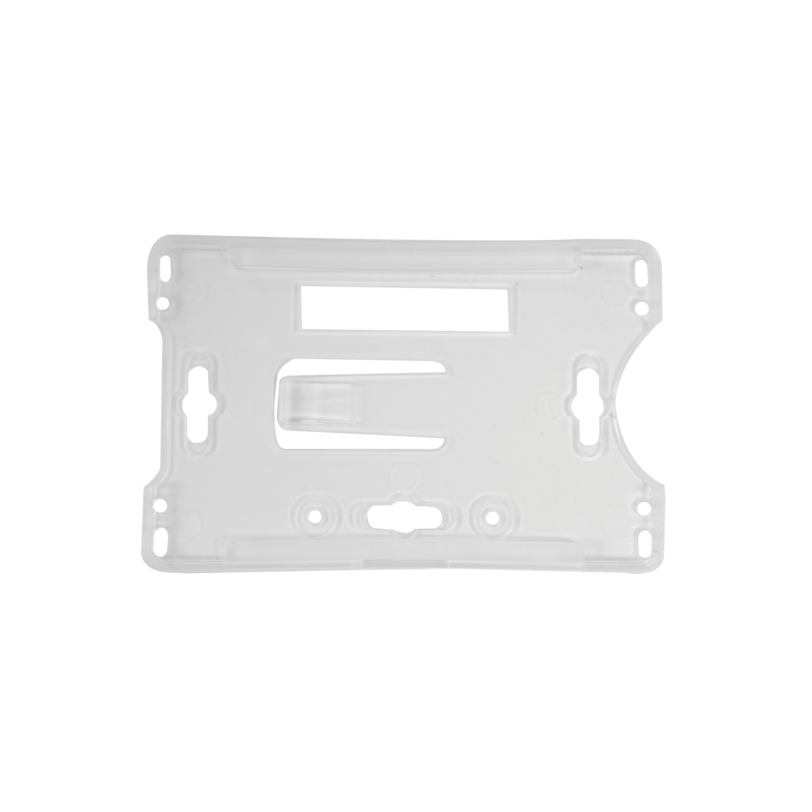 Porta tarjeta de plastico ABS / Transparente / Compatible con tarjetas ACCESSCARDEPC / PROCARDX