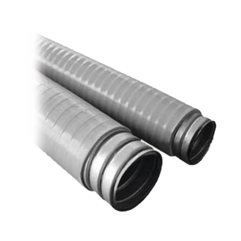 Tubo Flexible tipo Liquidtight de 1/2 (13 mm). Acero + PVC. Rollo de 50 Metros.