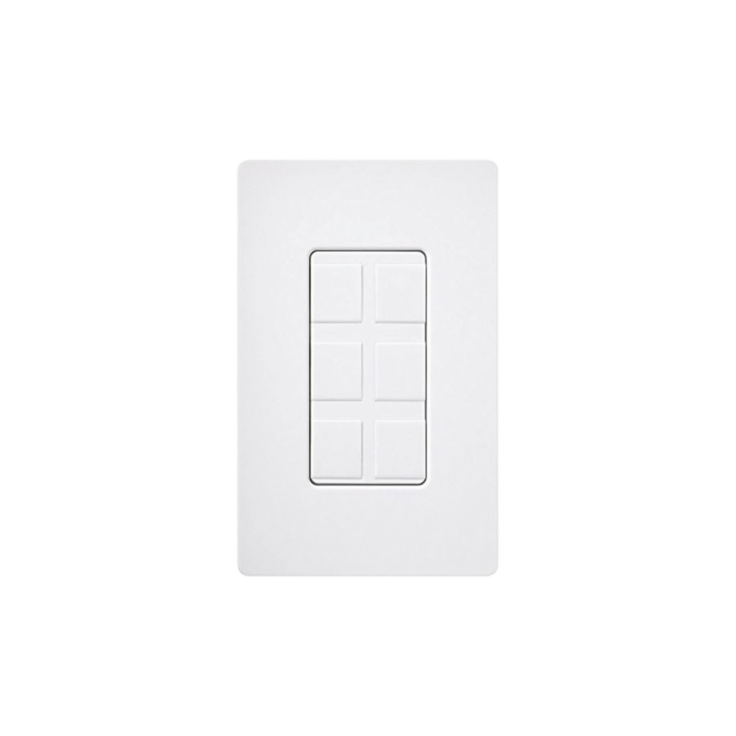 Caja de pared para contactos varios, 6 mini espacios.