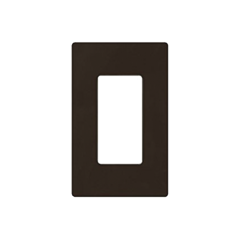 Placa de pared color café,  para un Control Remoto PICO, switch o atenuador.