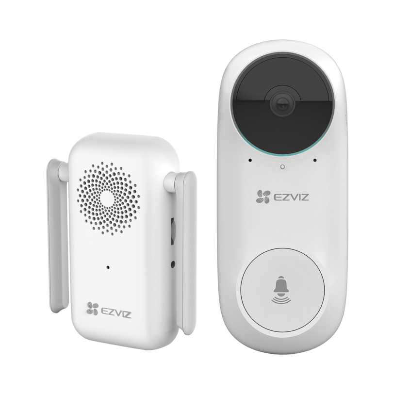 Videoportero Inalámbrico con Timbre / Cámara 1080P / Batería Recargable / Llamada a la App / Detección de Movimiento  / Timbres Seleccionables / Soporta Micro SD / Interior