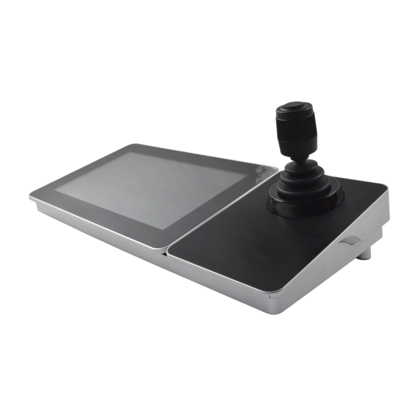 Controlador IP (Joystick) con Pantalla Táctil de 10.1" con S.O. Android ver. 4.4 / Compatible con cámaras IP, Domos IP, PTZ, DVRs y NVRs epcom y HIKVISION