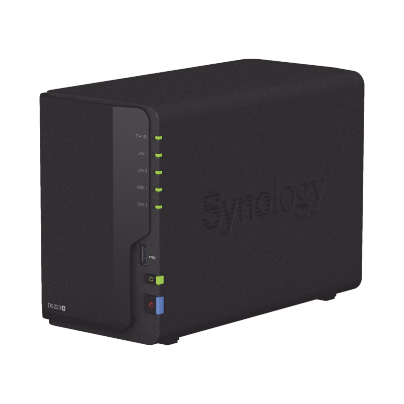 Servidor NAS de escritorio con 2 bahías / Hasta 32 TB