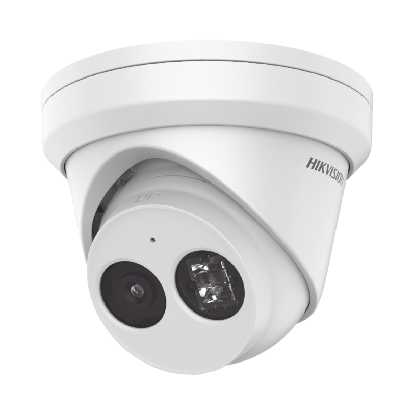 Turret IP 4 Megapixel / Lente 2.8 mm / 30 mts IR EXIR / IP67 / WDR 120 dB / PoE / Videoanaliticos (Filtro de Falsas Alarmas)  / Micrófono Integrado / Ultra Baja Iluminación
