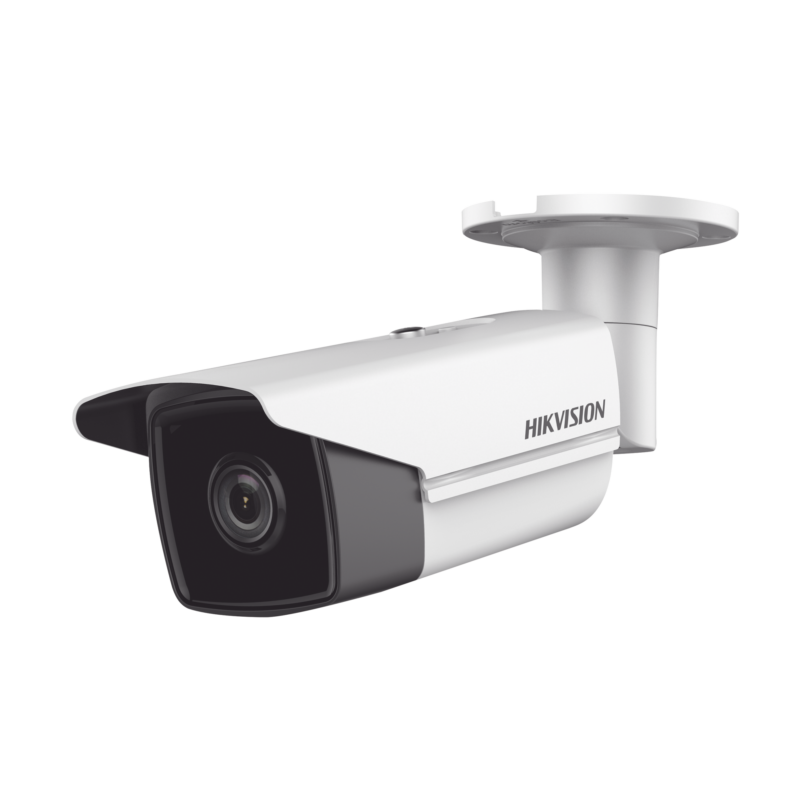 Bala IP 4 Megapíxel / Lente 4 mm / 80 mts IR EXIR / IP67 / WDR 120 dB / PoE / Videoanaliticos (Filtro de Falsas Alarmas) / Ultra Baja Iluminación