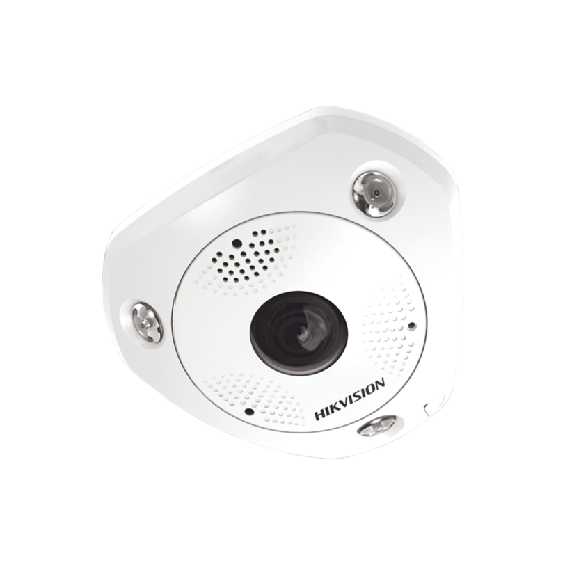 Fisheye IP 6 Megapixel / 180Â° - 360Â° / DEWARPING / WDR 120 dB / Exterior IP67 / IK10 / 15 mts IR / Entrada y Salida de Audio y Alarma / Múltiples Vistas