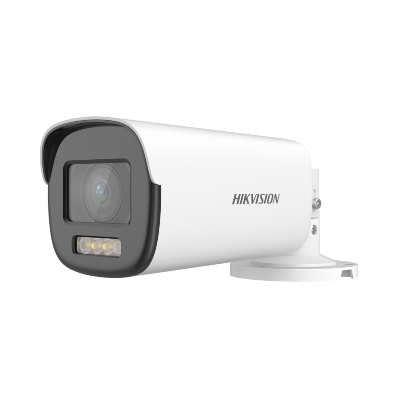 Bala TURBOHD 1080p / Imagen a color 24/7 / Lente Mot. 2.8-12 mm / Luz Blanca 40 mts / Exterior IP68 / WDR 130 dB