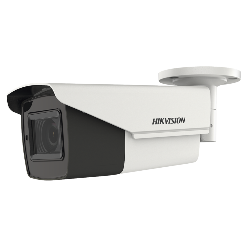 Bala TURBOHD 4K (8 Megapixeles) / Lente Mot. 2.7 a 13.5 mm / IR EXIR Inteligente 80 mts / Exterior IP67 / Soporta 12 VCD & 24 VCA / dWDR