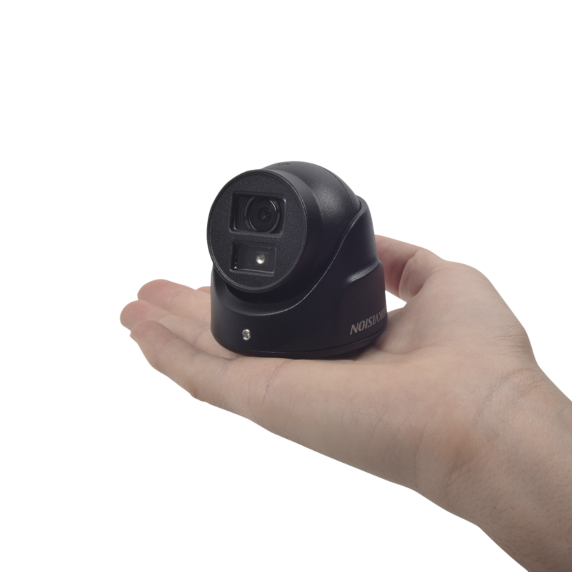 Ultra Mini Turret TURBO 1080p / Gran Angular / Lente 2.8 mm / 20 mts IR EXIR / Exterior IP67 / 4 Tecnologías (TVI / AHD / CVBS) / dWDR