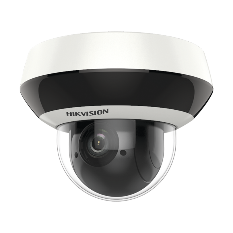 Mini PTZ IP 2 Megapixel / 4X Zoom / H.265+ / 20 mts IR EXIR / WDR / PoE / IK10 / IP66 / Ultra Baja Iluminación / Micrófono Integrado