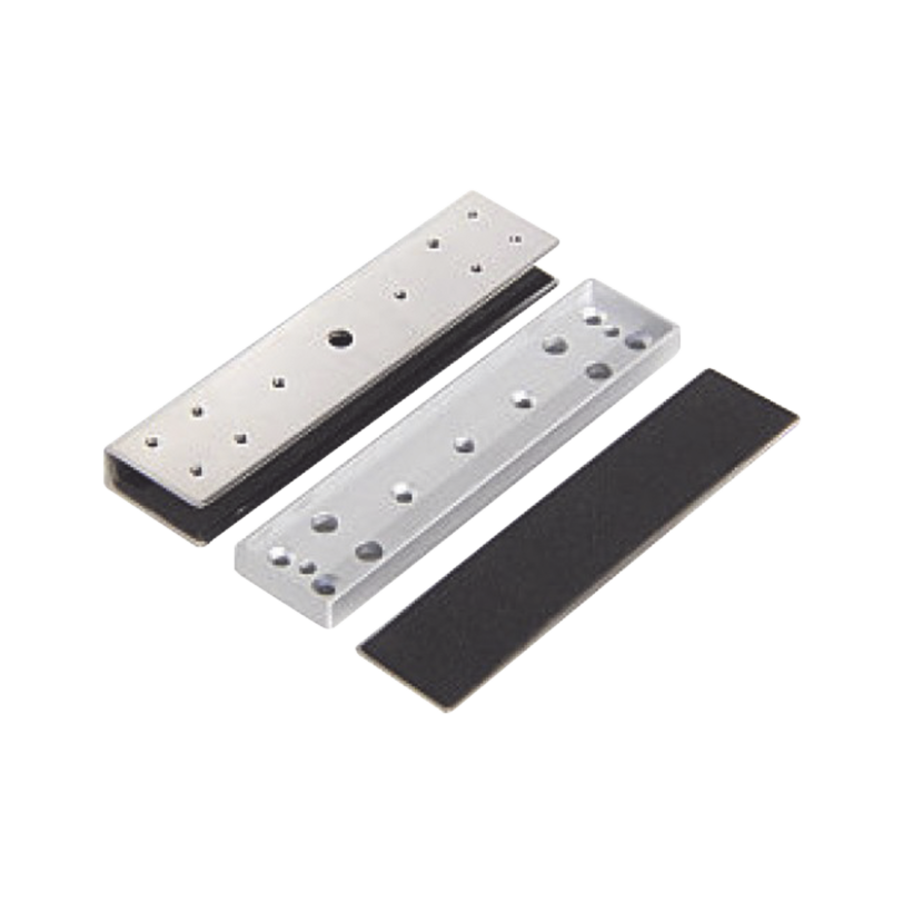 Soportes tipo U para puerta de vidrio para serie de 600 libras (interior)