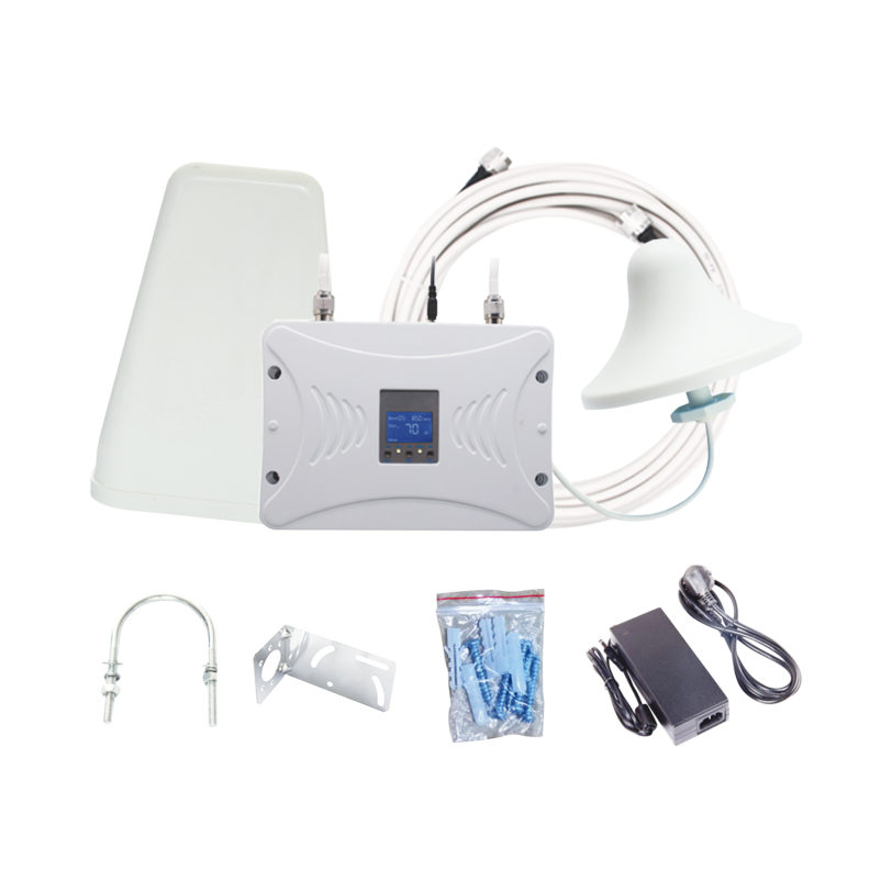 Kit Amplificador de Señal Celular 4G LTE | Funciona con Todos los Operadores | Soporta Múltiples Dispositivos y Tecnologías | Hasta 1000 metros cuadrados de Cobertura