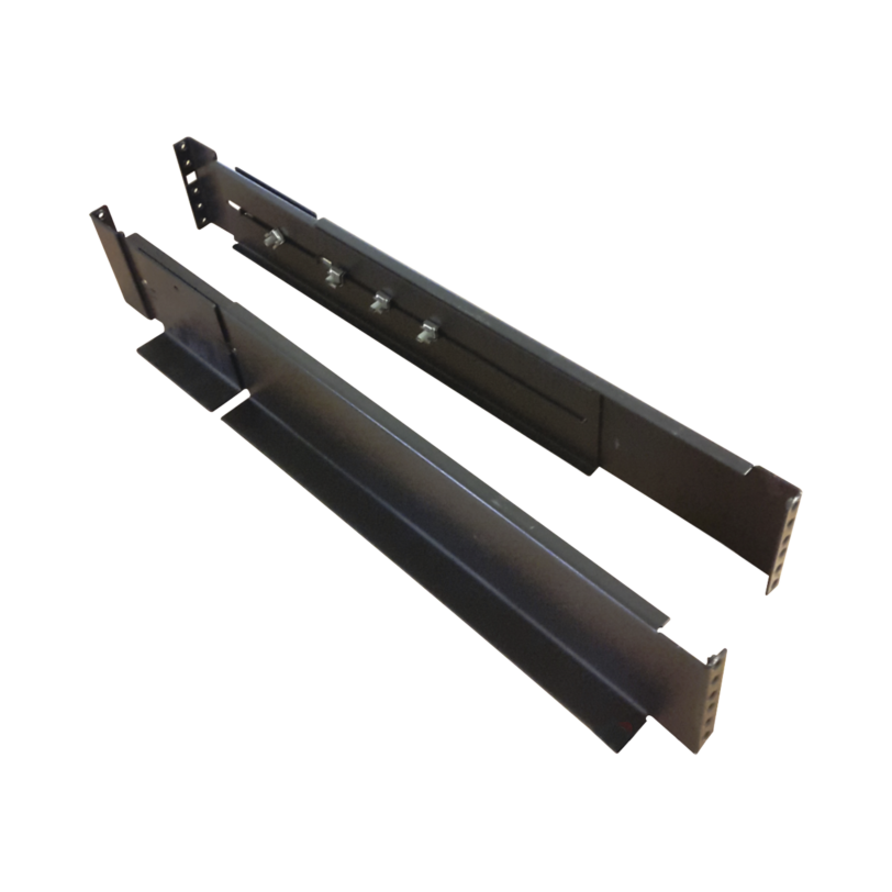 Kit de rieles para montaje de UPS Epcom Power Line en Rack / Gabinete de 4 postes, incluye un par de rieles con soporte en L compatible con: EPU1000RTOL2U, EPU2000RTOL2U y EPU3000RTOL2U