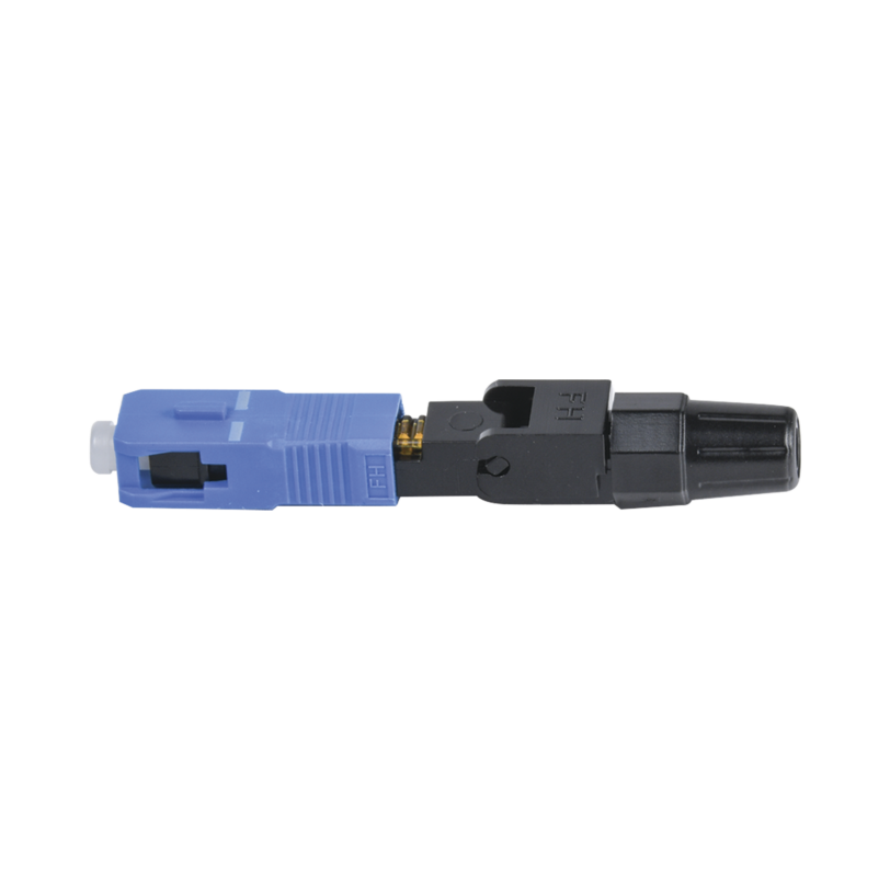 Conector Rápido de Instalación en Campo, Monomodo, SC/UPC, pre-pulido, re-terminable, ideal para Aplicaciones FTTx