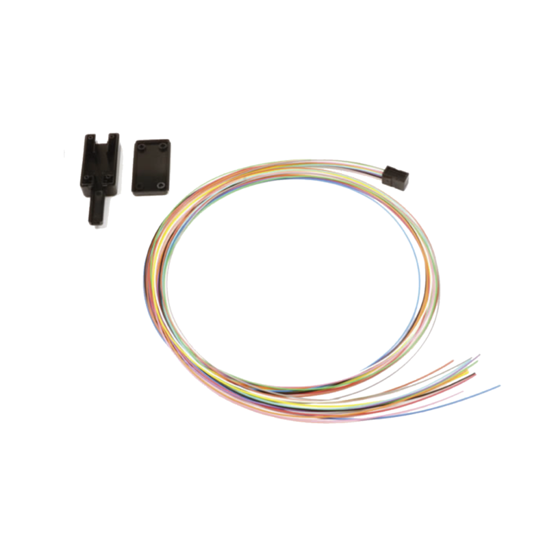 Kit Breakout de 12 fibras, para convertir fibra (Loose Tube) de 250 a 900 micras, 1 metro