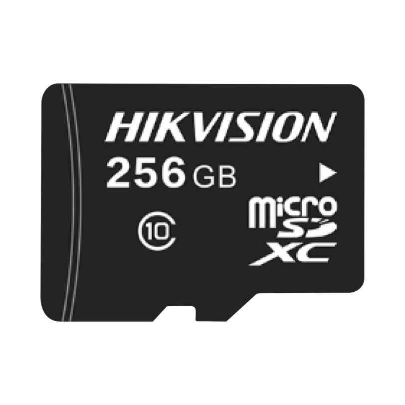 Memoria microSD / Clase 10 de 256 GB / Especializada Para Videovigilancia / Compatible con cámaras HIKVISION