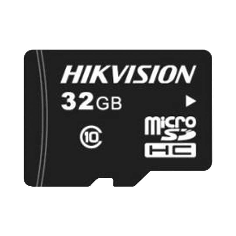Memoria microSD / Clase 10 de 32 GB / Especializada Para Videovigilancia / Compatibles con cámaras HIKVISION