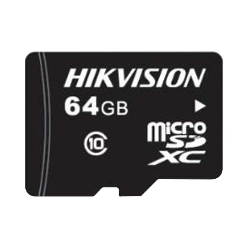 Memoria microSD / Clase 10 de 64 GB / Especializada Para Videovigilancia / Compatibles con cámaras HIKVISION