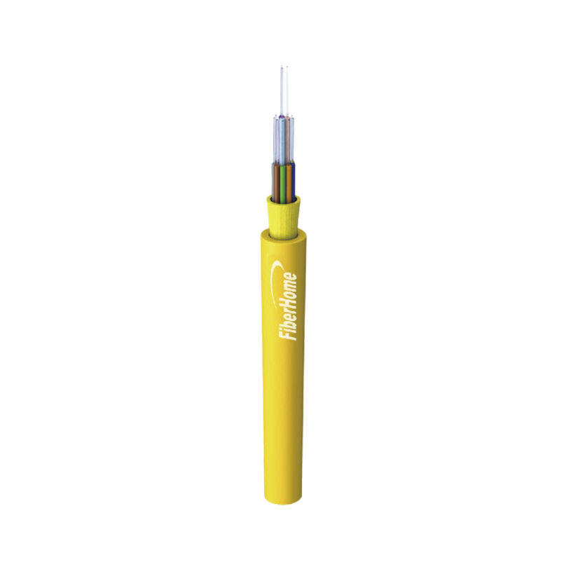 Cable de Fibra Óptica Monomodo, 12 hilos, para Interior, Tight Buffer 900Âµm, OFNR Riser, Dieléctrica, Precio Por Metro