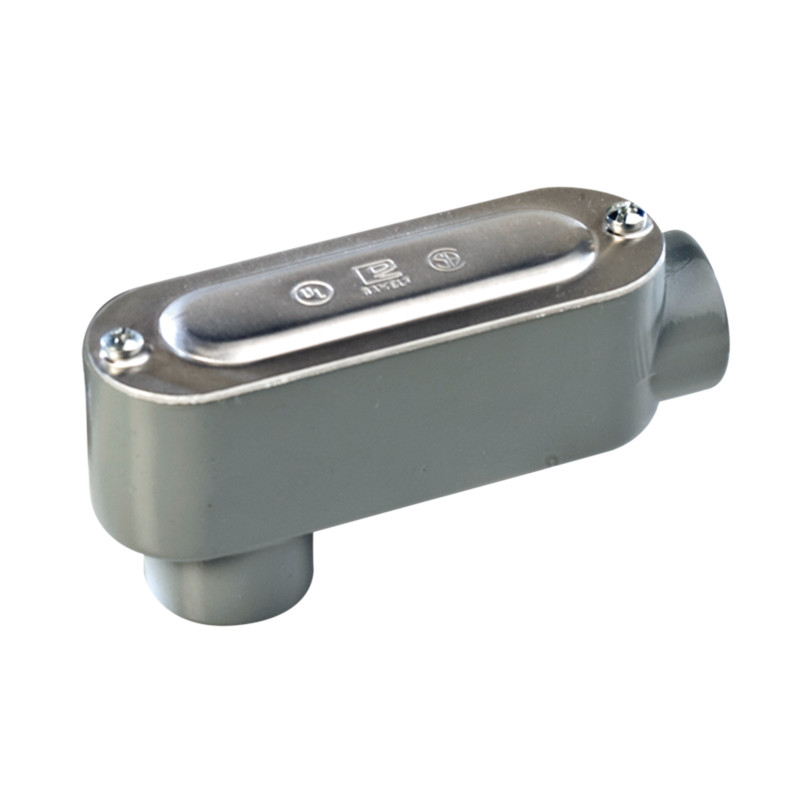 Caja Condulet tipo LB de 3/4" (19.05 mm) Incluye tapa y tornillos.