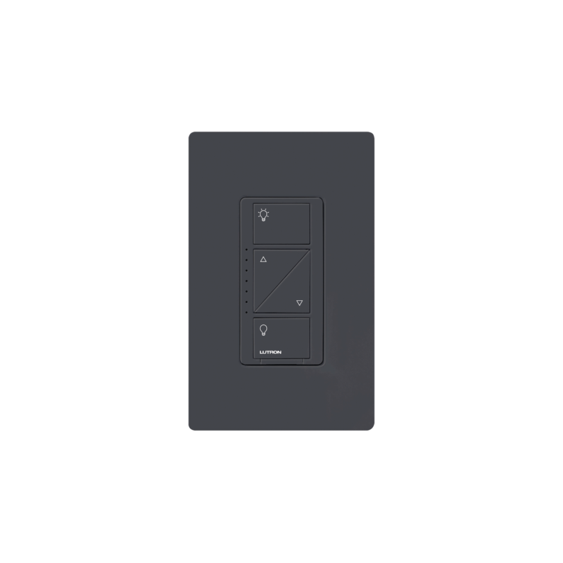 Atenuador (Dimmer) de pared. Aumenta/Disminuye Intensidad de Iluminación. No requiere cable neutro, integrable al HUB de Caseta y su App.