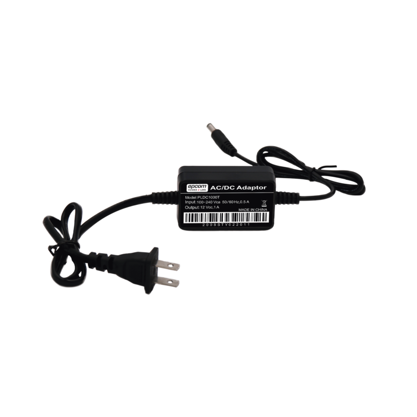 Adaptador de pared de 12Vcd @ 1 A con terminales de extensión